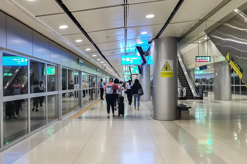 Bangkok Airport Rail Link - Suvarnabhumi Airport Station 