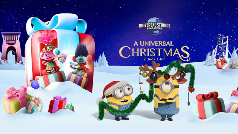 Christmas in Singapore 2023 - Universal Studios Singapore