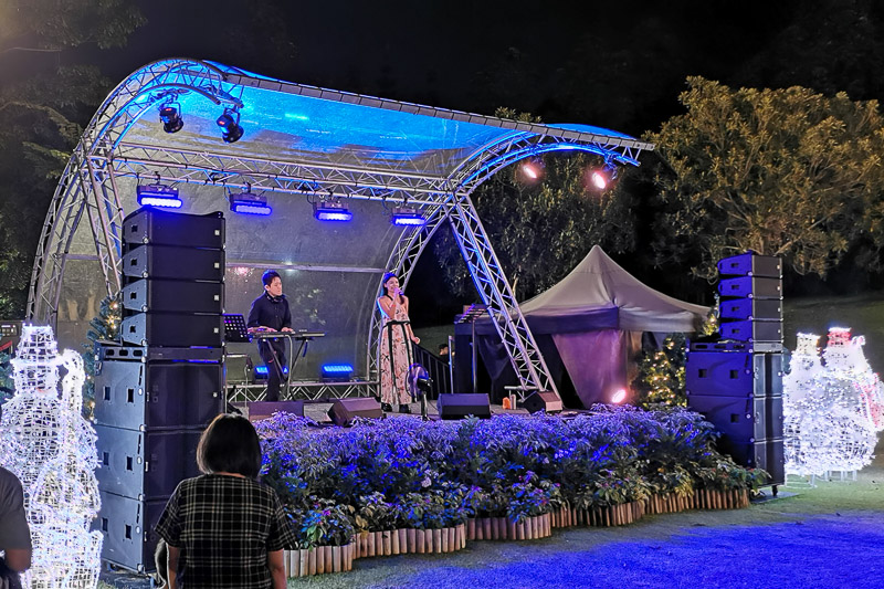 Singapore Christmas Wonderland 2023 - Stage at The Meadow