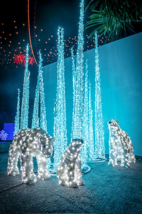 Singapore Christmas Wonderland 2023 - Merry Lane at Supergrove Tree- Artic Polar Bear