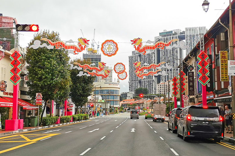 Chinatown Chinese New Year 2024 - Street Light Up and Decoration at South Bridge Road