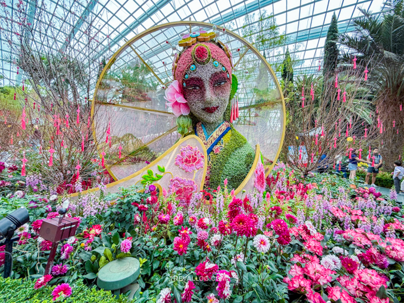 CNY 2025 - Chinese New Year Gardens by the Bay - Spring Blossoms at Flower Dome