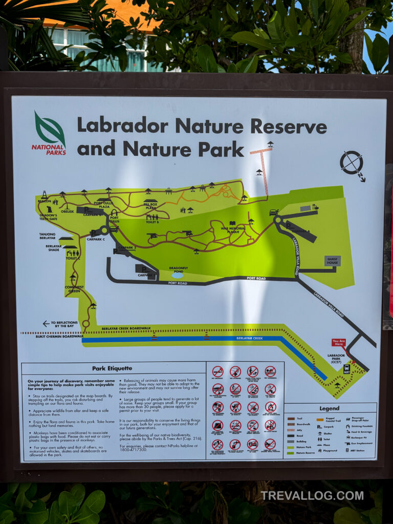 Labrador Nature Park - Map